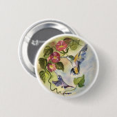 Humming Vögel Button (Vorne & Hinten)