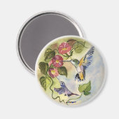 Humming Vögel Magnet (Vorderseite/Rückseite)