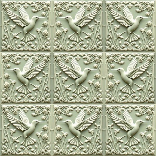 Humming Vogelgrün Harmonie - links Keramik Tile Fliese