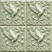Humming Vogelgrün Harmonie - rechte Keramik Tile Fliese