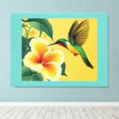 HUMMINGBIRD #1 LEINWANDDRUCK (Insitu (Holzboden))
