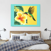HUMMINGBIRD #1 LEINWANDDRUCK (Insitu (Schlafzimmer))