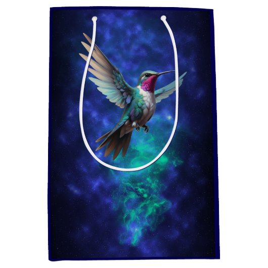 Hummingbird 1 - Mittlere Geschenktasche Geschenktüte (Vorderseite)