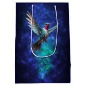 Hummingbird 1 - Mittlere Geschenktasche Geschenktüte (Rückseite)