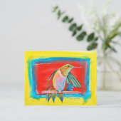 HUMMINGBIRD ©2010 SylviART™ Postkarte (Stehend Vorderseite)