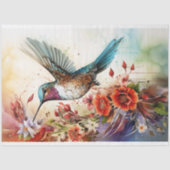 Hummingbird 4 Decoupage Paper Seidenpapier (Vorderseite)