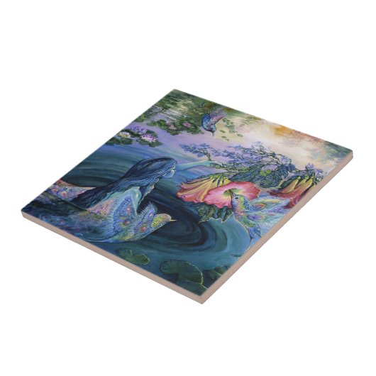 Hummingbird 6x6 Keramik Tile Fliese (Seite)