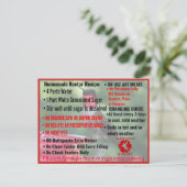 Hummingbird Academy Information Post Card Postkarte (Stehend Vorderseite)