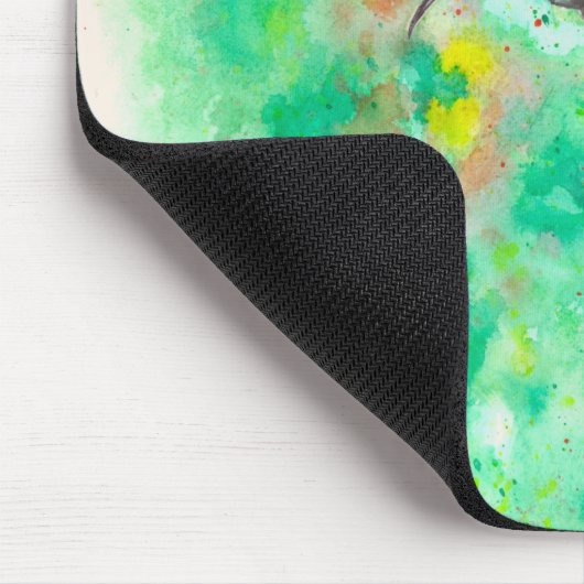 Hummingbird - Acrylmalerei Mousepad (Ecke)