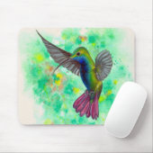 Hummingbird - Acrylmalerei Mousepad (Mit Mouse)