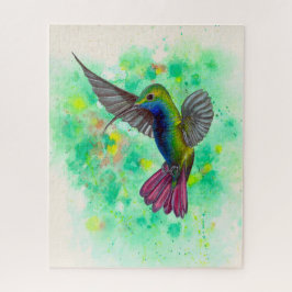Hummingbird - Acrylmalerei Puzzle