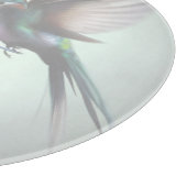 Hummingbird Add Monogram Name Schneidebrett (Ecke)
