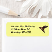 Hummingbird Address Label (Insitu)
