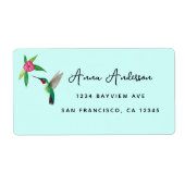 Hummingbird Address Label (Vorne)