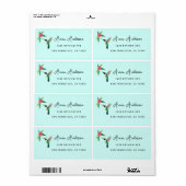 Hummingbird Address Label (Vorne)