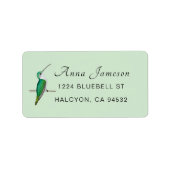 Hummingbird Address Label Adressaufkleber (Vorne)