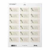 Hummingbird Address Label Adressaufkleber (Vorne)