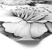 Hummingbird Adult Coloring Poster (Ecke)