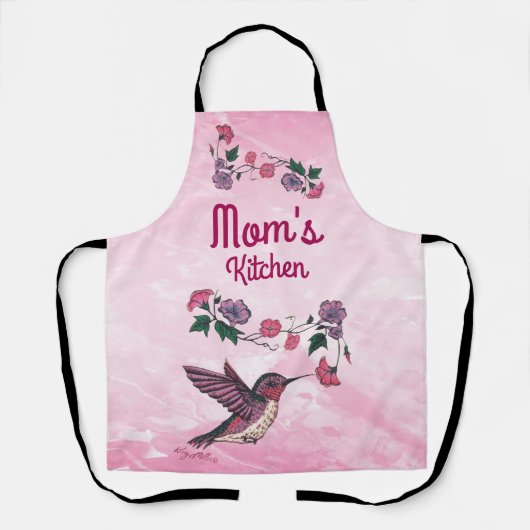 Hummingbird All-over Print-Schürze Schürze (Vorderseite)