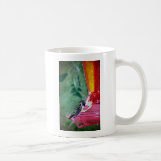 Hummingbird am Feeder Kaffeetasse (Rechts)