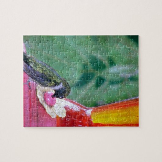 Hummingbird am Feeder Puzzle (Horizontal)