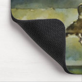 Hummingbird am Fenster Mousepad (Ecke)