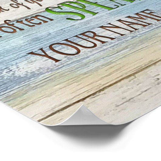 Hummingbird, an das ich dachte poster (Ecke)