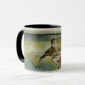 Hummingbird an der Window-Tasse Tasse (Vorderseite Links)