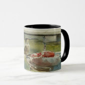 Hummingbird an der Window-Tasse Tasse (VorderseiteRechts)