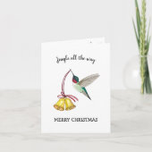 Hummingbird and Bells Karte (Vorderseite)