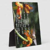 Hummingbird Animal Blume Isaiah Foto Plaque Fotoplatte (Seite)