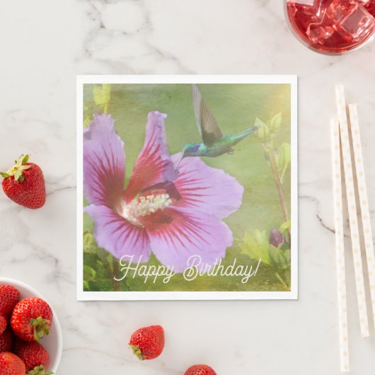 Hummingbird Ansammlung Nectar Serviette (Beispiel)