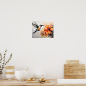 Hummingbird Aquarell Art Print Poster (Küche)