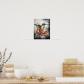 Hummingbird Aquarell Art Print Poster (Küche)