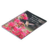 Hummingbird Aristoteles Philosophisches Zitat Notizblock (Linke Seite)