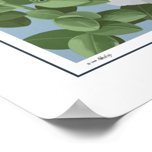 Hummingbird Art Poster (Ecke)