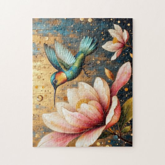 Hummingbird Art Puzzle (Vertikal)