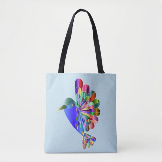 HUMMINGBIRD ART RAINBOW FARBEN TASCHE (Vorderseite)