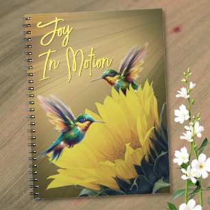 Hummingbird Art & Sunflower Foto Mix Notizblock