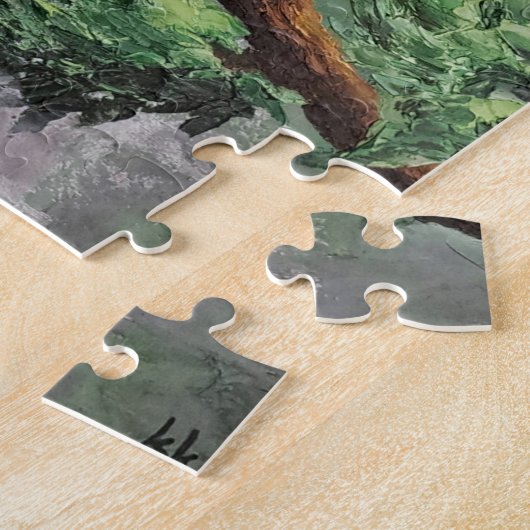 Hummingbird auf der Abzweigung der Blätter Puzzle (Seite)