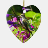 Hummingbird auf der Minze von Hummingbird Keramik Ornament (Rechts)
