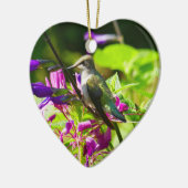 Hummingbird auf der Minze von Hummingbird Keramik Ornament (Links)