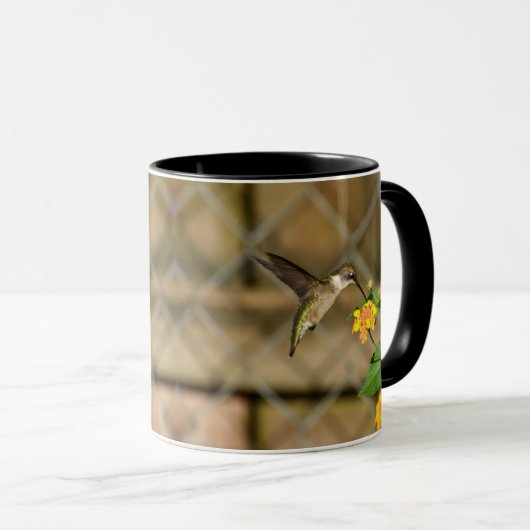Hummingbird auf der Tasse Lantana 11 oz (VorderseiteRechts)