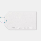 Hummingbird auf einer blühenden Pflanze Geschenkanhänger (Rückseite Horizontal)