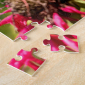 Hummingbird auf einer blühenden Pflanze Puzzle (Seite)