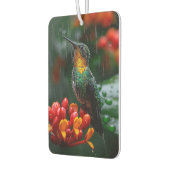 Hummingbird auf heller Blume Autolufterfrischer (Links)