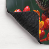 Hummingbird auf heller Blume Mousepad (Ecke)