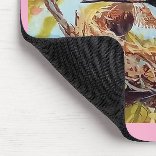 Hummingbird auf Nest Mousepad (Ecke)