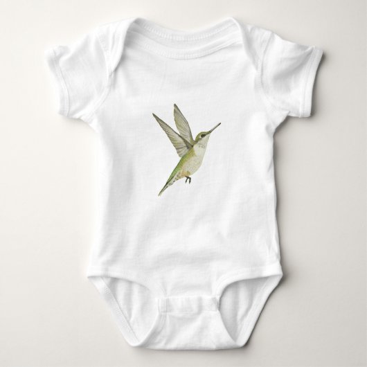 Hummingbird Baby Bodysuit Strampler (Vorderseite)