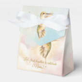 Hummingbird Baby Shower Favor Box | Nature Theme Geschenkschachtel (Vorderseite)